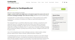 Desktop Screenshot of cardiopedia.net